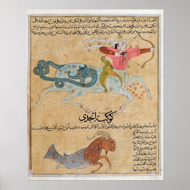 Affiche Les constellations de Sagittaire et (Devant)