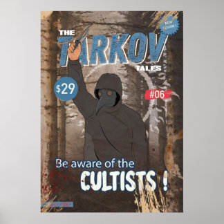 Affiche Les Contes de Tarkov 06 Fuir de Tarkov Cultis