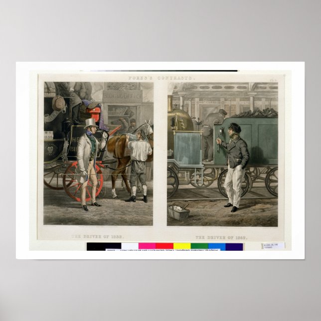 Affiche Les contrastes de Fore : Le conducteur de 1832, Le (Devant)