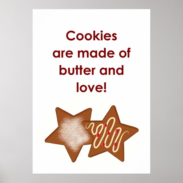 AFFICHE LES COOKIES SONT FAITS AVEC... (Devant)