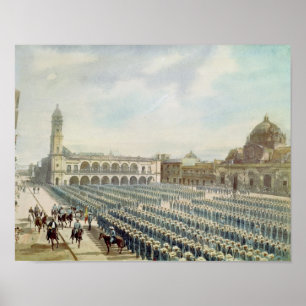 Affiche Les corps expéditionnaires espagnols en Vera Cruz