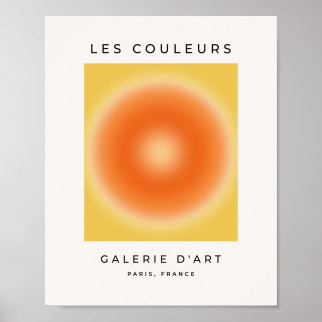 Affiche Les Couleurs 13 Rayonnement de soleil (Devant)