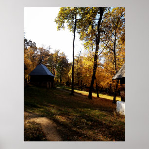 Affiche Les couleurs d'automne dans la campagne