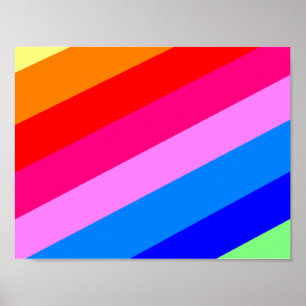 Affiche les couleurs d'été
