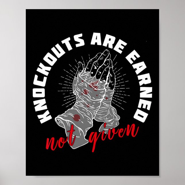 Affiche Les Coups De Feu Ne Sont Pas Gagnés Avec Boxing Fi (Devant)