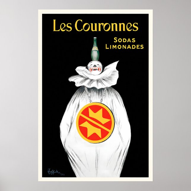 Affiche Les Couronnes Sodas Limonades Vintage Nourriture&B (Devant)