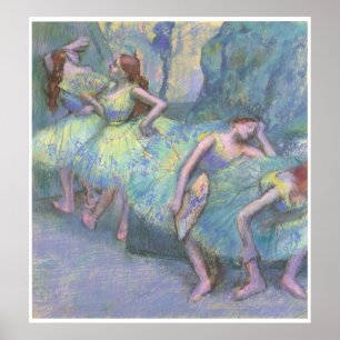 Affiche Les danseurs classiques dans les ailes, 1890-95,