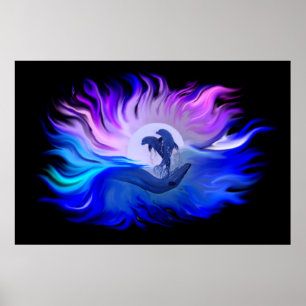 Affiche Les dauphins de la lune