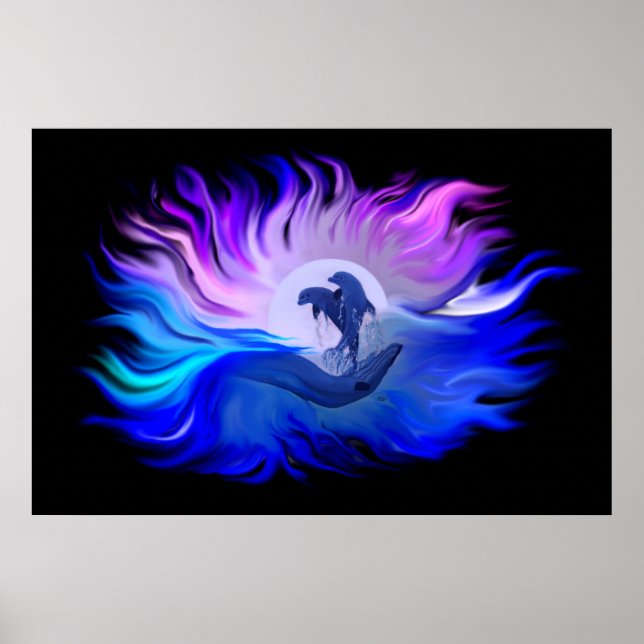 Affiche Les dauphins de la lune (Devant)