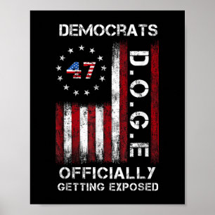 Affiche Les Démocrates Doge Se Font Officiellement Exposer