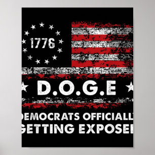 Affiche Les Démocrates Doge Se Font Officiellement Exposer