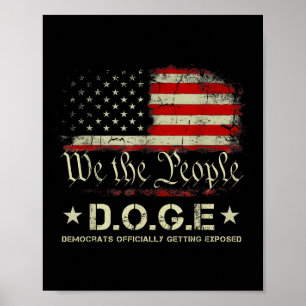 Affiche Les Démocrates Doge Se Font Officiellement Exposer