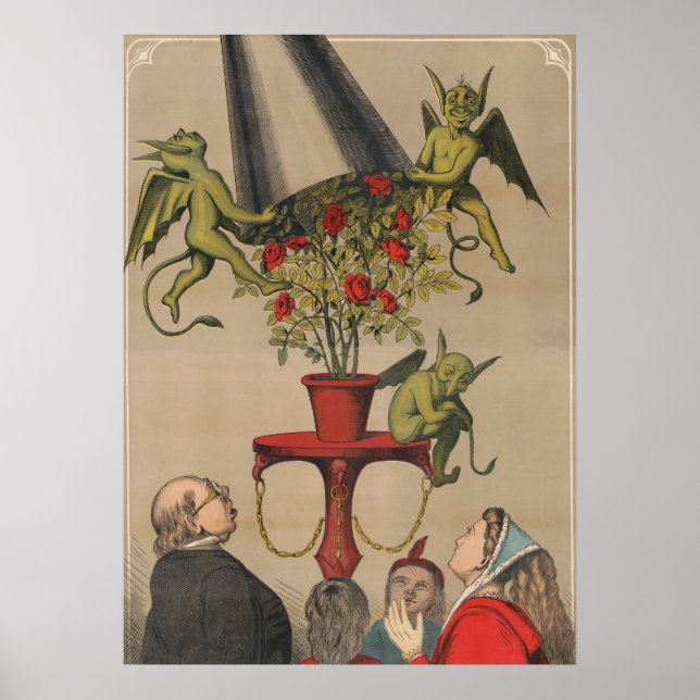 Affiche Les Démons Verts Retirant La Couverture Du Bouquet (Devant)