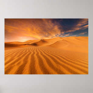 Affiche Les déserts   Désert aux Émirats arabes unis