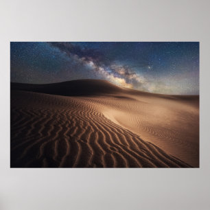 Affiche Les déserts   Ordos City Mongolie Chine