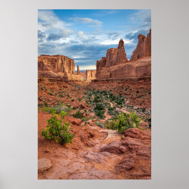 Affiche Les déserts | Parc national des Arches, Utah (Devant)