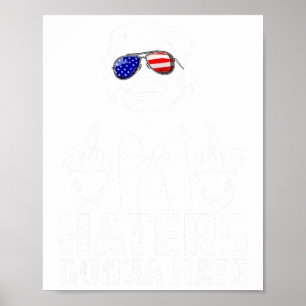 Affiche Les détestateurs amusants vont haïr le président D