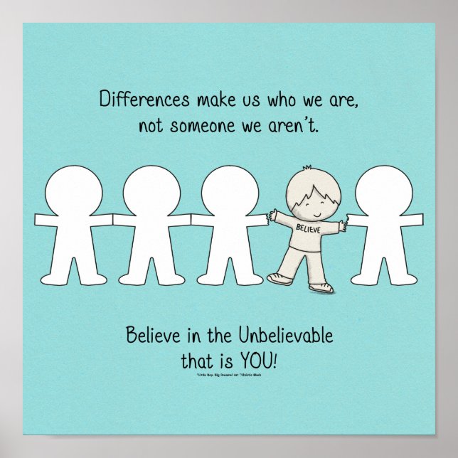 Affiche Les différences nous font (Devant)