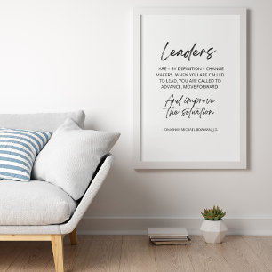 Affiche Les Dirigeants Sont Par Définition Les Maîtres De