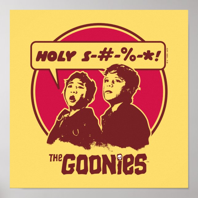 Affiche Les données Goonies Expletive (Devant)