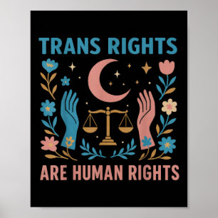 Affiche Les Droits Trans Sont Une Manifestation De Fierté