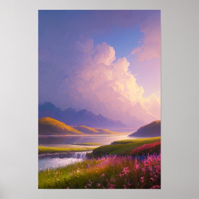 Affiche Les Eaux De La Vallée Paisible (Devant)