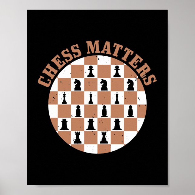 Affiche Les échecs (Devant)