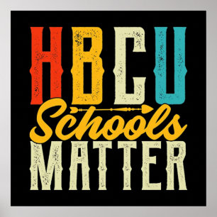 Affiche Les écoles HBCU
