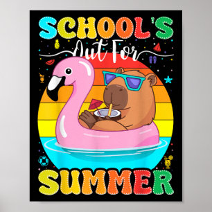 Affiche Les Écoles Pour L'Été Dernier Jour De L'École Ense