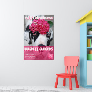 Affiche Les effrayer avec gentillesse 