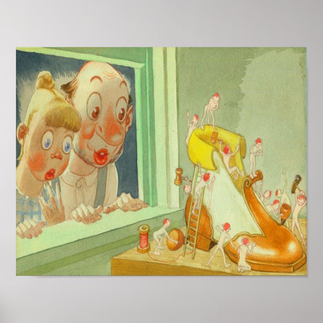 Affiche Les elfes et le Shoemaker (Devant)