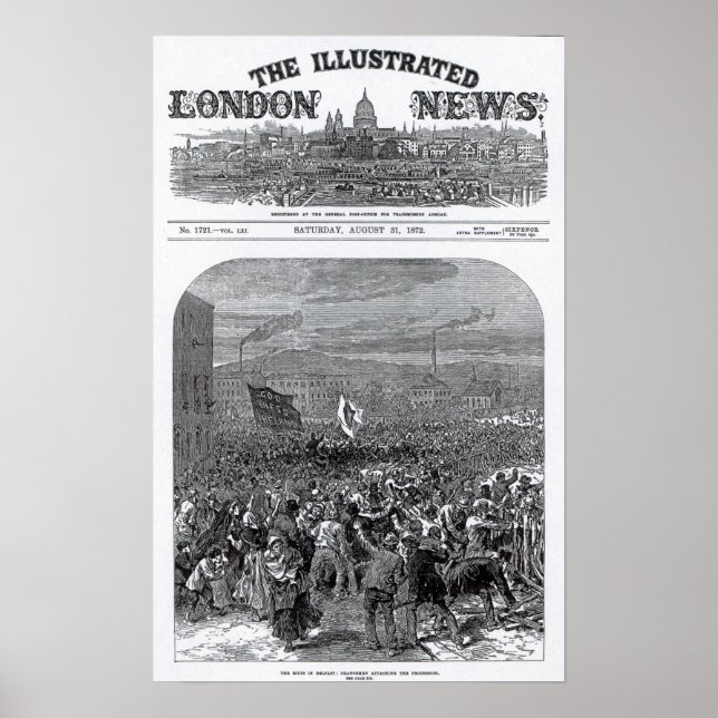 Affiche Les émeutes à Belfast (Devant)