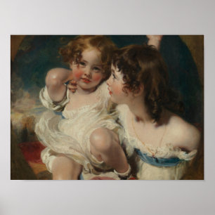 Affiche Les enfants Calmady (Emily, 1818-? 1906, et Laura