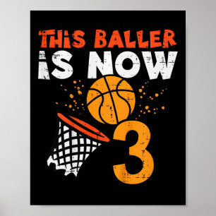 Affiche Les enfants Ce Ller a maintenant 3 Sketll 3e anniv