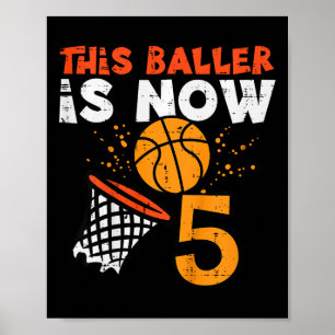 Affiche Les enfants Ce Ller a maintenant 5 Sketll 5e anniv