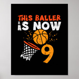 Affiche Les enfants Ce Ller a maintenant 9 Sketll 9e anniv