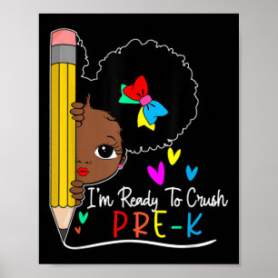 Affiche Les Enfants Je Suis Prêt À Écraser Les Filles Noir
