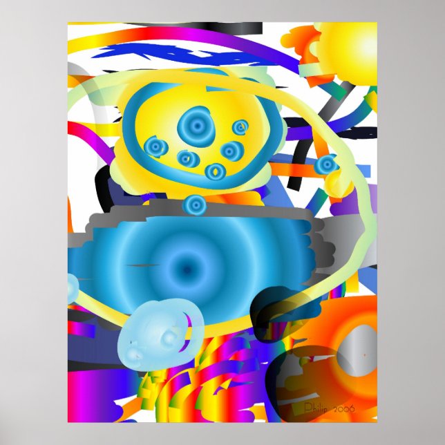 Affiche Les enfants jouent (Devant)