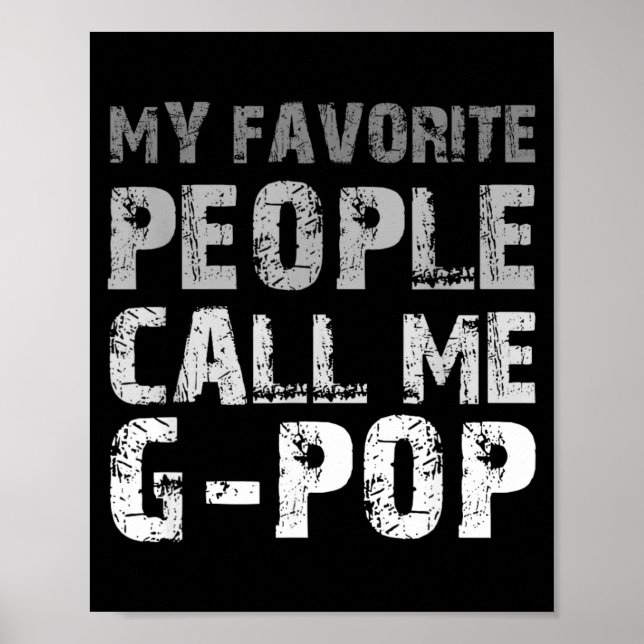 Affiche Les enfants m'appellent G-Pop Cool Gpop (Devant)