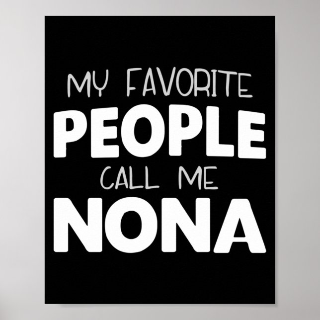 Affiche Les enfants m'appellent Nona Funny (Devant)