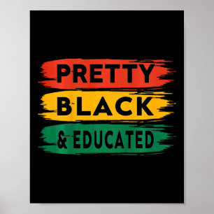 Affiche Les enfants melanine Mois de l'histoire des Noirs