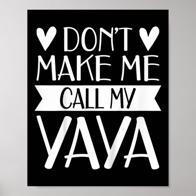 Affiche Les enfants ne me font pas appeler ma fête des mèr (Devant)