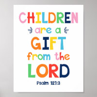 Les Enfants Sont Un Cadeau Du Lord Christian Poste
