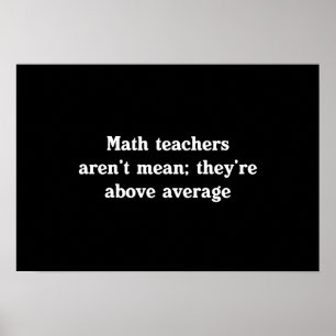 Affiche Les Enseignants En Mathématiques Sont Au-Dessus De