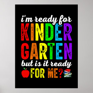Affiche Les Enseignants Sont Prêts Pour La Maternelle