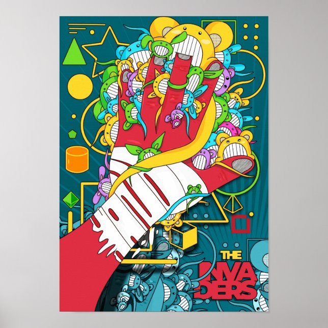 Affiche Les envahisseurs (Devant)