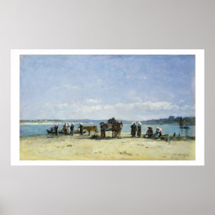 Affiche Les épouses des pêcheurs bretons, 1870-73 (huile
