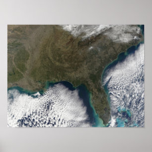 Affiche Les Etats-Unis d'Amérique du sud