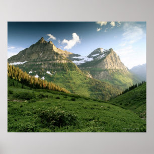 Affiche Les Etats-Unis, Montana, parc national de glacier