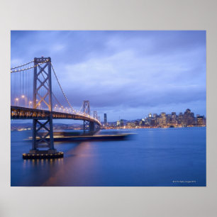 Affiche Les Etats-Unis, San Francisco, horizon de ville